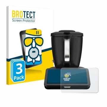 Vorderseite einer Produktverpackung mit dem Markenlogo BROTECT. Daneben ist das Gerät Vorwerk Bimby TM7 mit dem zugehörigen Di