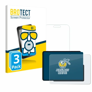 Vorderseite einer Produktverpackung mit dem Markenlogo BROTECT. Daneben ist das Gerät OnePlus Pad 3 mit dem zugehörigen Displa