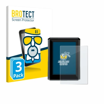 Vorderseite einer Produktverpackung mit dem Markenlogo BROTECT. Daneben ist das Gerät Shimano SC-EN610 mit dem zugehörigen Dis