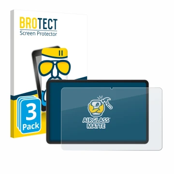 Vorderseite einer Produktverpackung mit dem Markenlogo BROTECT. Daneben ist das Gerät Doogee V Pad 12