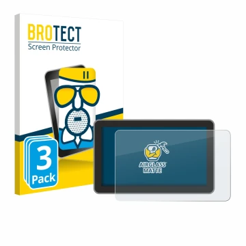 Vorderseite einer Produktverpackung mit dem Markenlogo BROTECT. Daneben ist das Gerät Bambu Lab H2D mit dem zugehörigen Displa