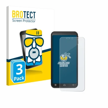 Vorderseite einer Produktverpackung mit dem Markenlogo BROTECT. Daneben ist das Gerät Emporia Smart 7 Lite mit dem zugehörigen