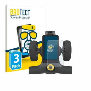 Vorderseite einer Produktverpackung mit dem Markenlogo BROTECT. Daneben ist das Gerät PowaKaddy CT12 GPS mit dem zugehörigen D