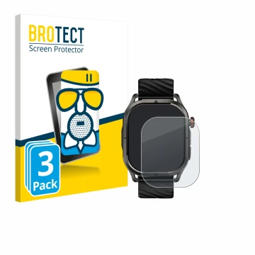Vorderseite einer Produktverpackung mit dem Markenlogo BROTECT. Daneben ist das Gerät Kospet Magic P10 1.96