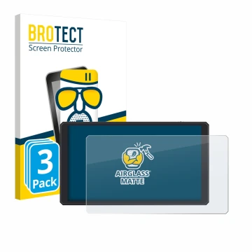 Vorderseite einer Produktverpackung mit dem Markenlogo BROTECT. Daneben ist das Gerät Feelworld CUT6 6