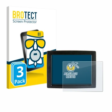 Vorderseite einer Produktverpackung mit dem Markenlogo BROTECT. Daneben ist das Gerät John Deere GreenStar mit dem zugehörigen