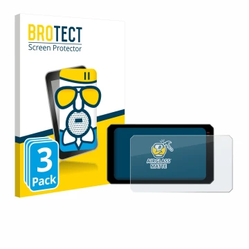 Vorderseite einer Produktverpackung mit dem Markenlogo BROTECT. Daneben ist das Gerät Chigee AIO-6 Max mit dem zugehörigen Dis