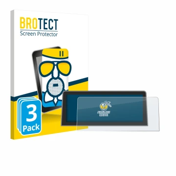 Vorderseite einer Produktverpackung mit dem Markenlogo BROTECT. Daneben ist das Gerät Roadtop BMW 1 Serie E81 E82 E87 E88 2004