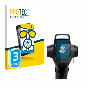 Vorderseite einer Produktverpackung mit dem Markenlogo BROTECT. Daneben ist das Gerät Segway GT3 Pro mit dem zugehörigen Displ