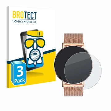 Vorderseite einer Produktverpackung mit dem Markenlogo BROTECT. Daneben ist das Gerät Levowatch Eve 1.3