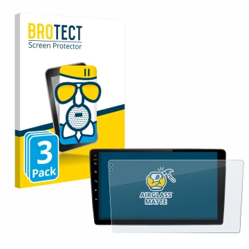 Vorderseite einer Produktverpackung mit dem Markenlogo BROTECT. Daneben ist das Gerät Junsun V2 Plus 10