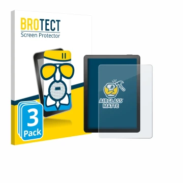 Vorderseite einer Produktverpackung mit dem Markenlogo BROTECT. Daneben ist das Gerät Bigme B6 Color mit dem zugehörigen Displ