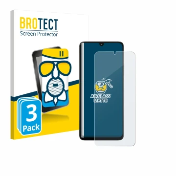 Vorderseite einer Produktverpackung mit dem Markenlogo BROTECT. Daneben ist das Gerät Motorola Moto G06 Power mit dem zugehöri