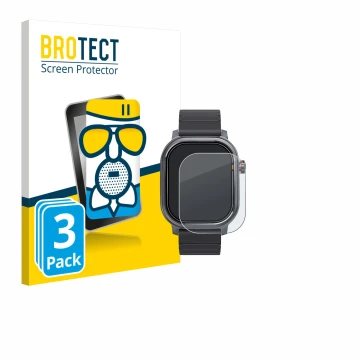 Vorderseite einer Produktverpackung mit dem Markenlogo BROTECT. Daneben ist das Gerät Kospet Pulse mit dem zugehörigen Display