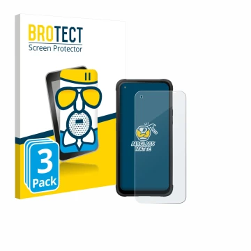 Vorderseite einer Produktverpackung mit dem Markenlogo BROTECT. Daneben ist das Gerät Hammer Blade V 5G mit dem zugehörigen Di