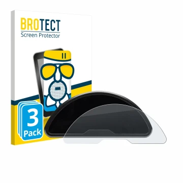 Vorderseite einer Produktverpackung mit dem Markenlogo BROTECT. Daneben ist das Gerät motogadget motoscope pro mit dem zugehör