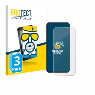 Vorderseite einer Produktverpackung mit dem Markenlogo BROTECT. Daneben ist das Gerät TCL NXTPAPER 60 Ultra mit dem zugehörige