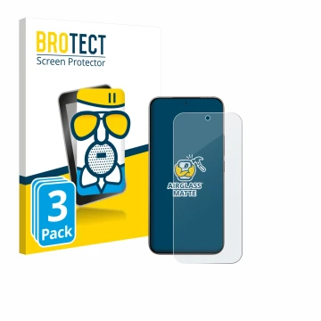 Vorderseite einer Produktverpackung mit dem Markenlogo BROTECT. Daneben ist das Gerät Xiaomi 17 mit dem zugehörigen Displaysch