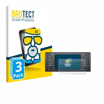 Vorderseite einer Produktverpackung mit dem Markenlogo BROTECT. Daneben ist das Gerät Eonon E39A12S mit dem zugehörigen Displa