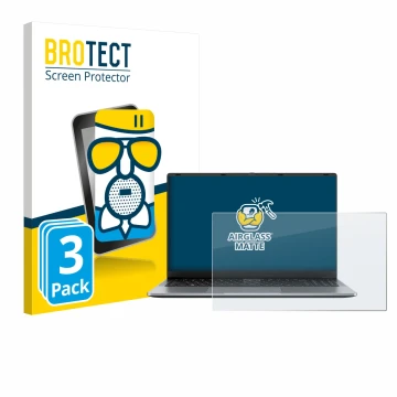 Vorderseite einer Produktverpackung mit dem Markenlogo BROTECT. Daneben ist das Gerät Blackview Acebook 6 15.6