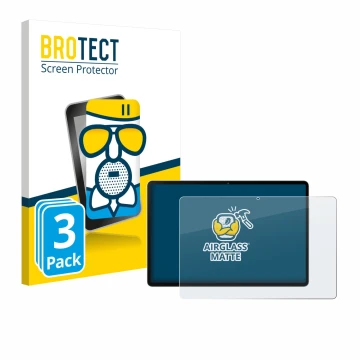 Vorderseite einer Produktverpackung mit dem Markenlogo BROTECT. Daneben ist das Gerät Black Shark Pad 6 mit dem zugehörigen Di