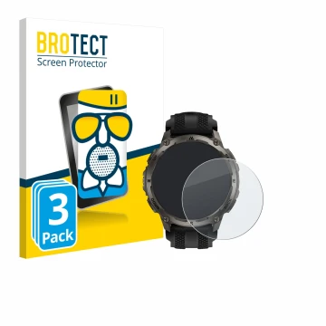 Vorderseite einer Produktverpackung mit dem Markenlogo BROTECT. Daneben ist das Gerät Kospet Tank T4 mit dem zugehörigen Displ