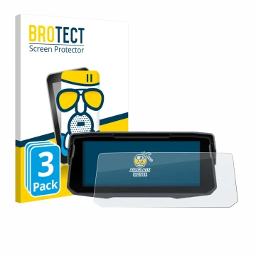 Vorderseite einer Produktverpackung mit dem Markenlogo BROTECT. Daneben ist das Gerät Sixwin P4 6.86