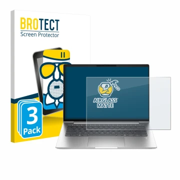Vorderseite einer Produktverpackung mit dem Markenlogo BROTECT. Daneben ist das Gerät HP ProBook 4 G1a 16