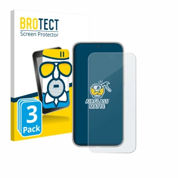 Vorderseite einer Produktverpackung mit dem Markenlogo BROTECT. Daneben ist das Gerät Huawei Mate 70 Air mit dem zugehörigen D