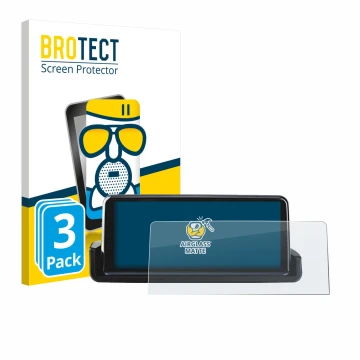 Vorderseite einer Produktverpackung mit dem Markenlogo BROTECT. Daneben ist das Gerät Junsun Carplay 10.25