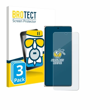 Vorderseite einer Produktverpackung mit dem Markenlogo BROTECT. Daneben ist das Gerät Huawei Mate X7 mit dem zugehörigen Displ
