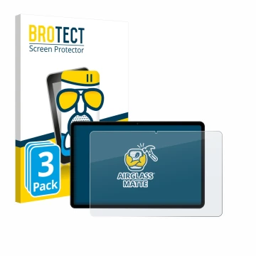 Vorderseite einer Produktverpackung mit dem Markenlogo BROTECT. Daneben ist das Gerät Xiaomi Poco Pad M1 mit dem zugehörigen D