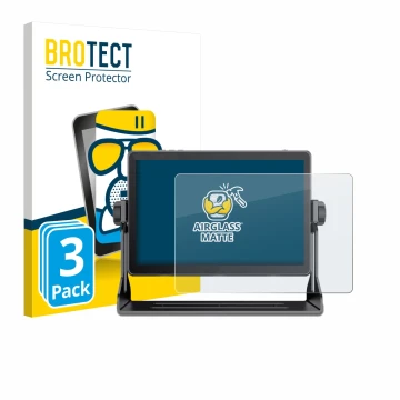 Vorderseite einer Produktverpackung mit dem Markenlogo BROTECT. Daneben ist das Gerät Feelworld LUT 11H 10.1