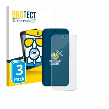 Vorderseite einer Produktverpackung mit dem Markenlogo BROTECT. Daneben ist das Gerät Vivo S50 mit dem zugehörigen Displayschu