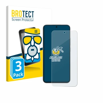 Vorderseite einer Produktverpackung mit dem Markenlogo BROTECT. Daneben ist das Gerät Oppo A6 Pro mit dem zugehörigen Displays