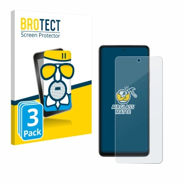 Vorderseite einer Produktverpackung mit dem Markenlogo BROTECT. Daneben ist das Gerät Oppo A5x mit dem zugehörigen Displayschu