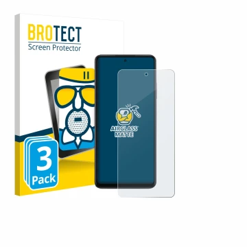 Vorderseite einer Produktverpackung mit dem Markenlogo BROTECT. Daneben ist das Gerät Oppo K13x mit dem zugehörigen Displaysch