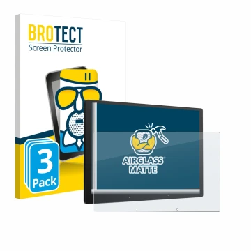 Vorderseite einer Produktverpackung mit dem Markenlogo BROTECT. Daneben ist das Gerät Atoto X10 10