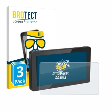 Vorderseite einer Produktverpackung mit dem Markenlogo BROTECT. Daneben ist das Gerät Innovv N1 5.5