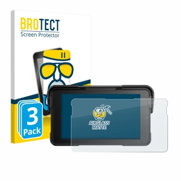 Vorderseite einer Produktverpackung mit dem Markenlogo BROTECT. Daneben ist das Gerät NFOIEIS Base 5