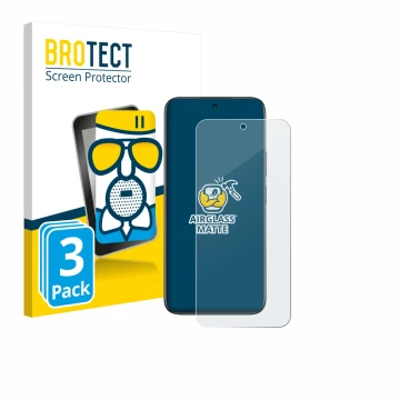 Vorderseite einer Produktverpackung mit dem Markenlogo BROTECT. Daneben ist das Gerät realme C85 Pro 4G mit dem zugehörigen Di