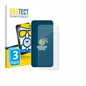 Vorderseite einer Produktverpackung mit dem Markenlogo BROTECT. Daneben ist das Gerät Oppo Find X8s mit dem zugehörigen Displa