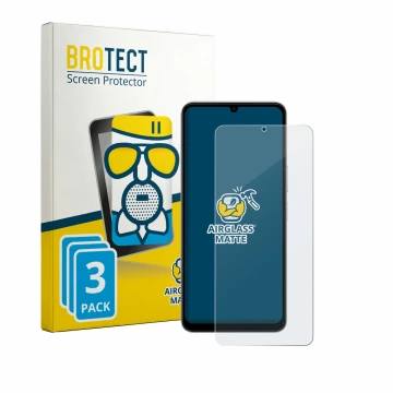 Vorderseite einer Produktverpackung mit dem Markenlogo BROTECT. Daneben ist das Gerät Vivo Y11 2026 mit dem zugehörigen Displa