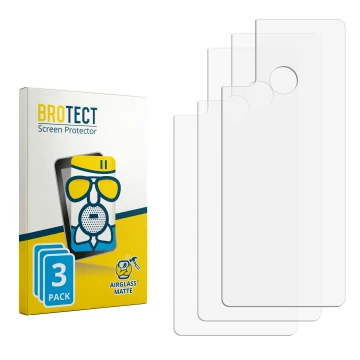 Vorderseite einer Produktverpackung mit dem Markenlogo BROTECT. Daneben ist der zugehörige Displayschutz.