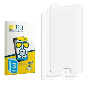 Vorderseite einer Produktverpackung mit dem Markenlogo BROTECT. Daneben ist der zugehörige Displayschutz.