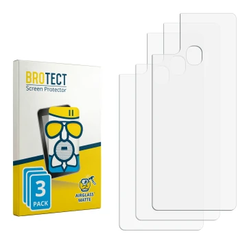 Vorderseite einer Produktverpackung mit dem Markenlogo BROTECT. Daneben ist der zugehörige Displayschutz.