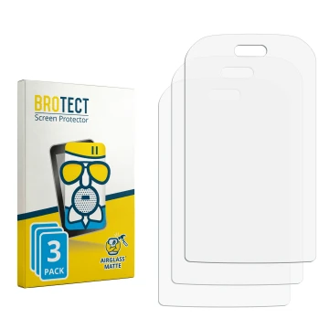 Vorderseite einer Produktverpackung mit dem Markenlogo BROTECT. Daneben ist der zugehörige Displayschutz.