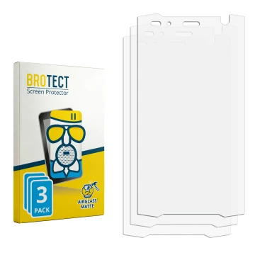 Vorderseite einer Produktverpackung mit dem Markenlogo BROTECT. Daneben ist der zugehörige Displayschutz.