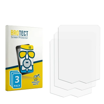 Vorderseite einer Produktverpackung mit dem Markenlogo BROTECT. Daneben ist der zugehörige Displayschutz.