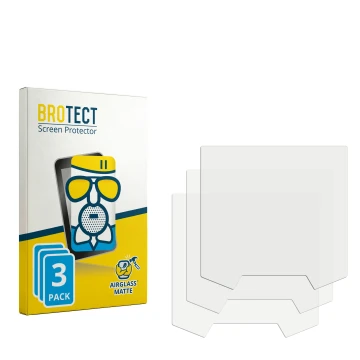 Vorderseite einer Produktverpackung mit dem Markenlogo BROTECT. Daneben ist der zugehörige Displayschutz.